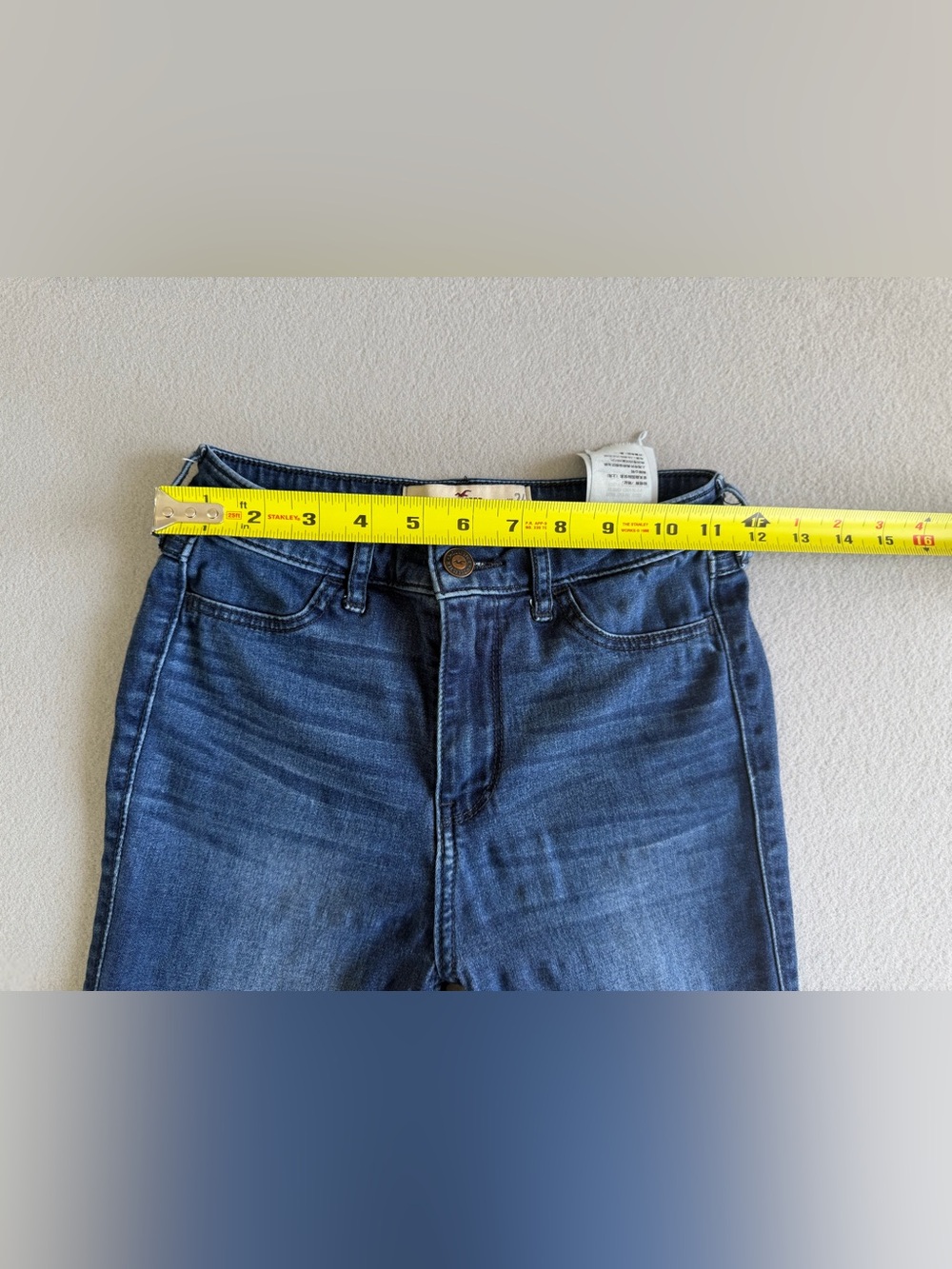 Hollister Jean Legging High Rise w24/27 Women's Blue Stretch Denim - Picture 11 of 11
